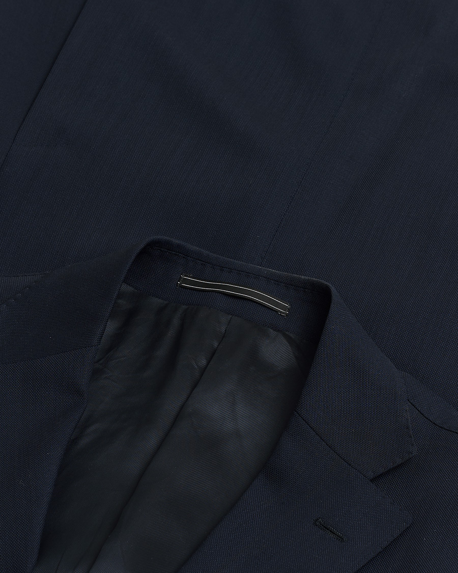 Homme | Pre-owned Blazers | Pre-owned | Corneliani Wool Hopsack Blazer Navy 48