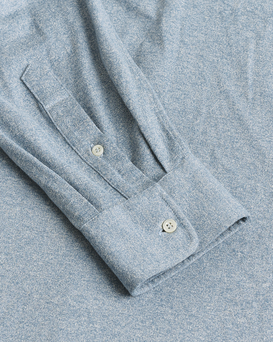 Homme | Brunello Cucinelli Lightweight Jersey Shirt Light Blue L | Pre-owned | Brunello Cucinelli Lightweight Jersey Shirt Light Blue L