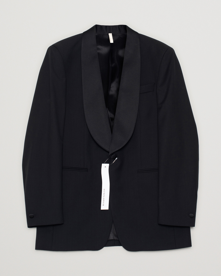 Homme | Blazers | Pre-owned | Sunflower Shawl Collar Tuxedo Jacket Black