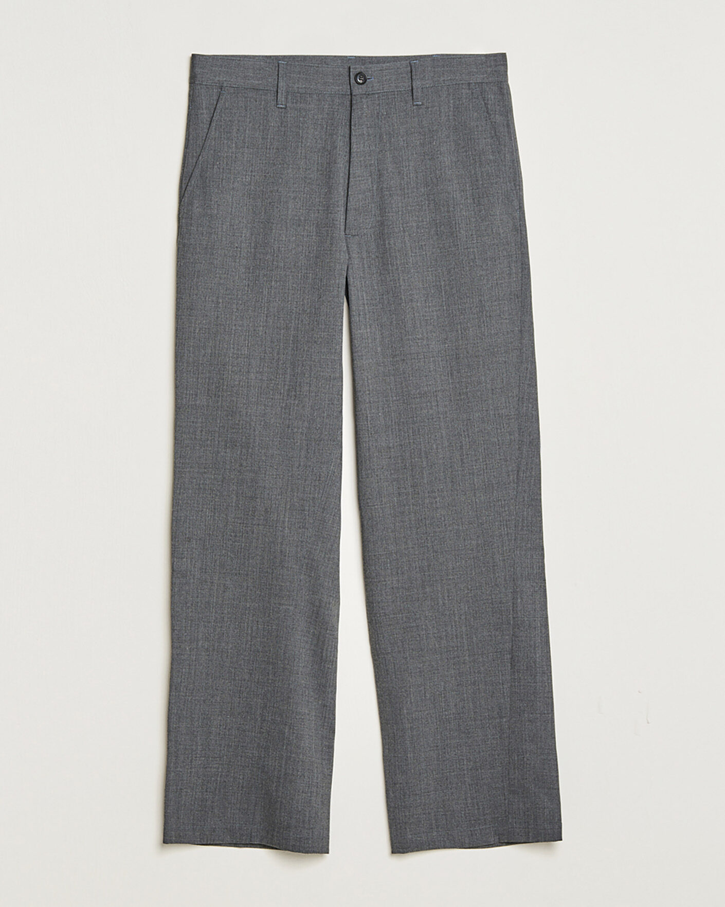 Homme | Pre-owned Pantalons | Pre-owned | Sunflower Wide Twist Wool Trousers Grey Melange 48