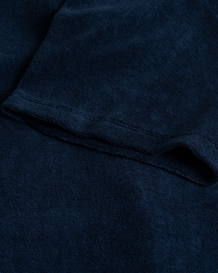 Homme | Polos | Pre-owned | Ermenegildo Zegna Short Sleeve Terry Piquet Navy XL