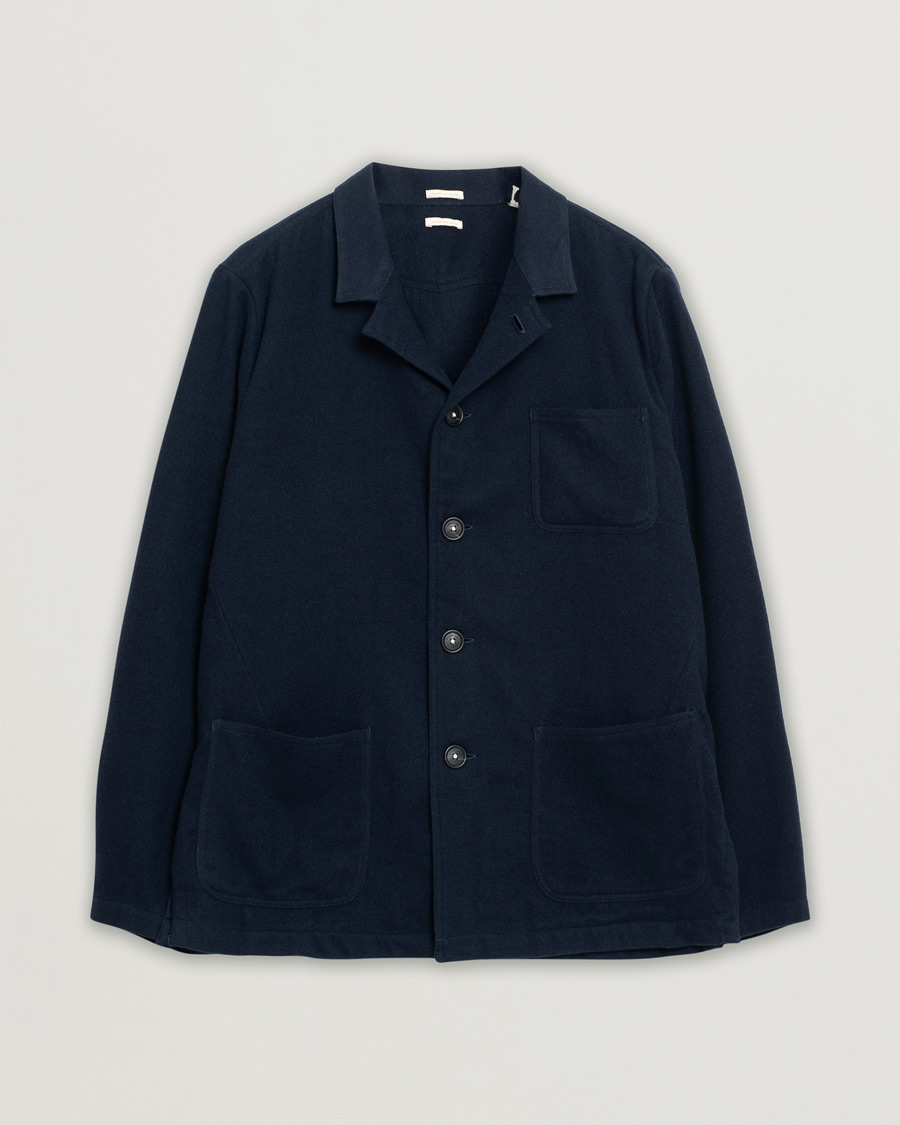Homme | Manteaux Et Vestes | Pre-owned | Massimo Alba Florida Wool, Silk & Cashmere Shirt Jacket Navy M