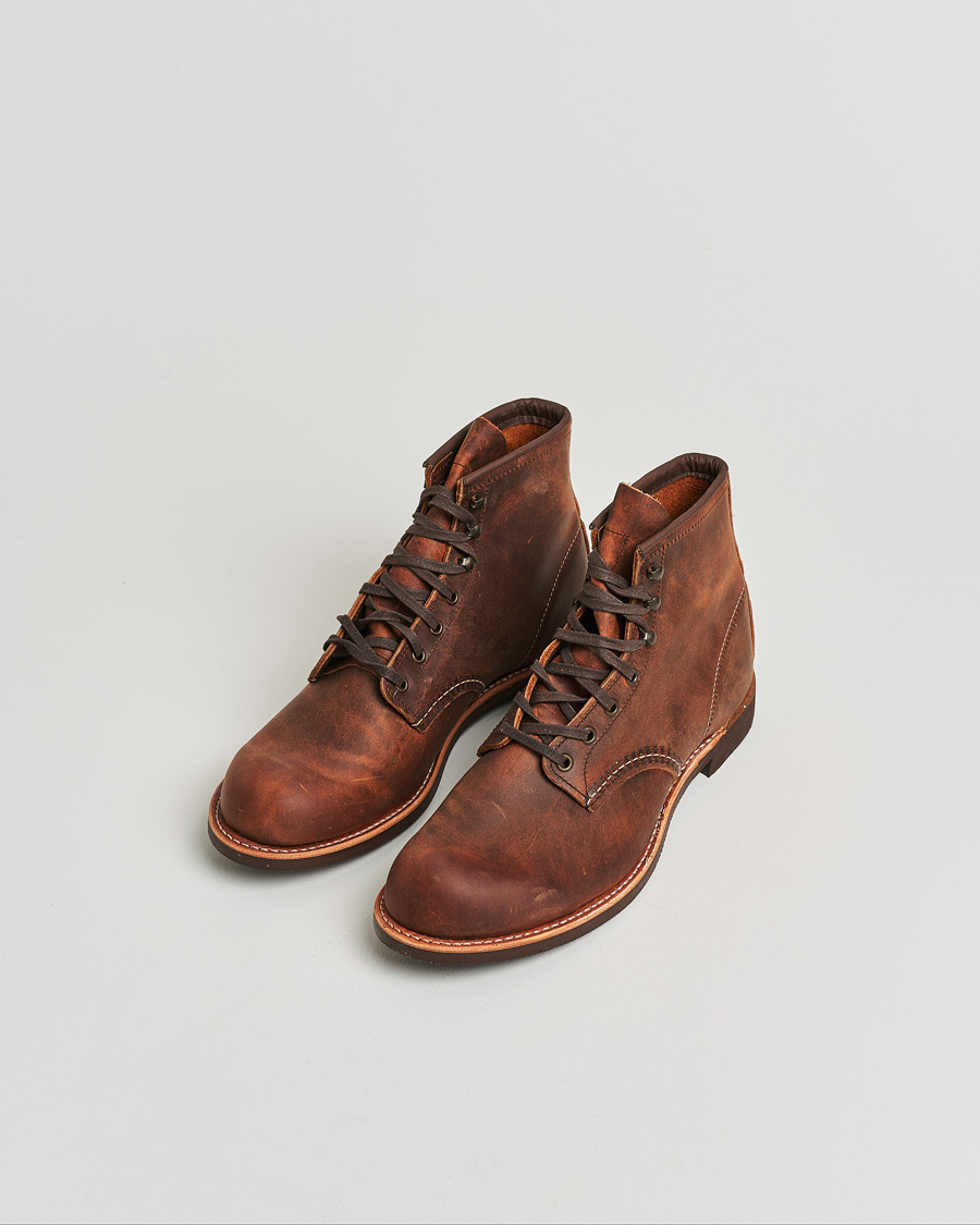 Homme | Red Wing Shoes Blacksmith Boot Briar Oil Slick Leather | Pre-owned | Red Wing Shoes Blacksmith Boot Briar Oil Slick Leather