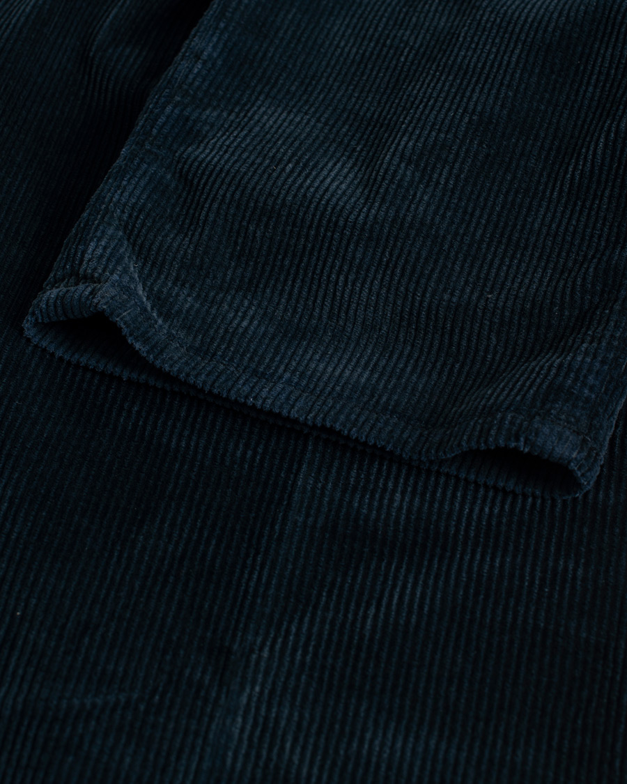 Homme | Pantalons | Pre-owned | Incotex Slim Fit Leisure Cord Slacks Navy