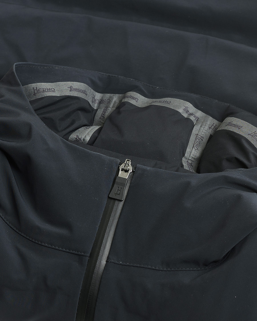 Homme | Pre-owned Manteaux Et Vestes | Pre-owned | Herno Laminar Stretch Nylon Down Jacket Navy 46