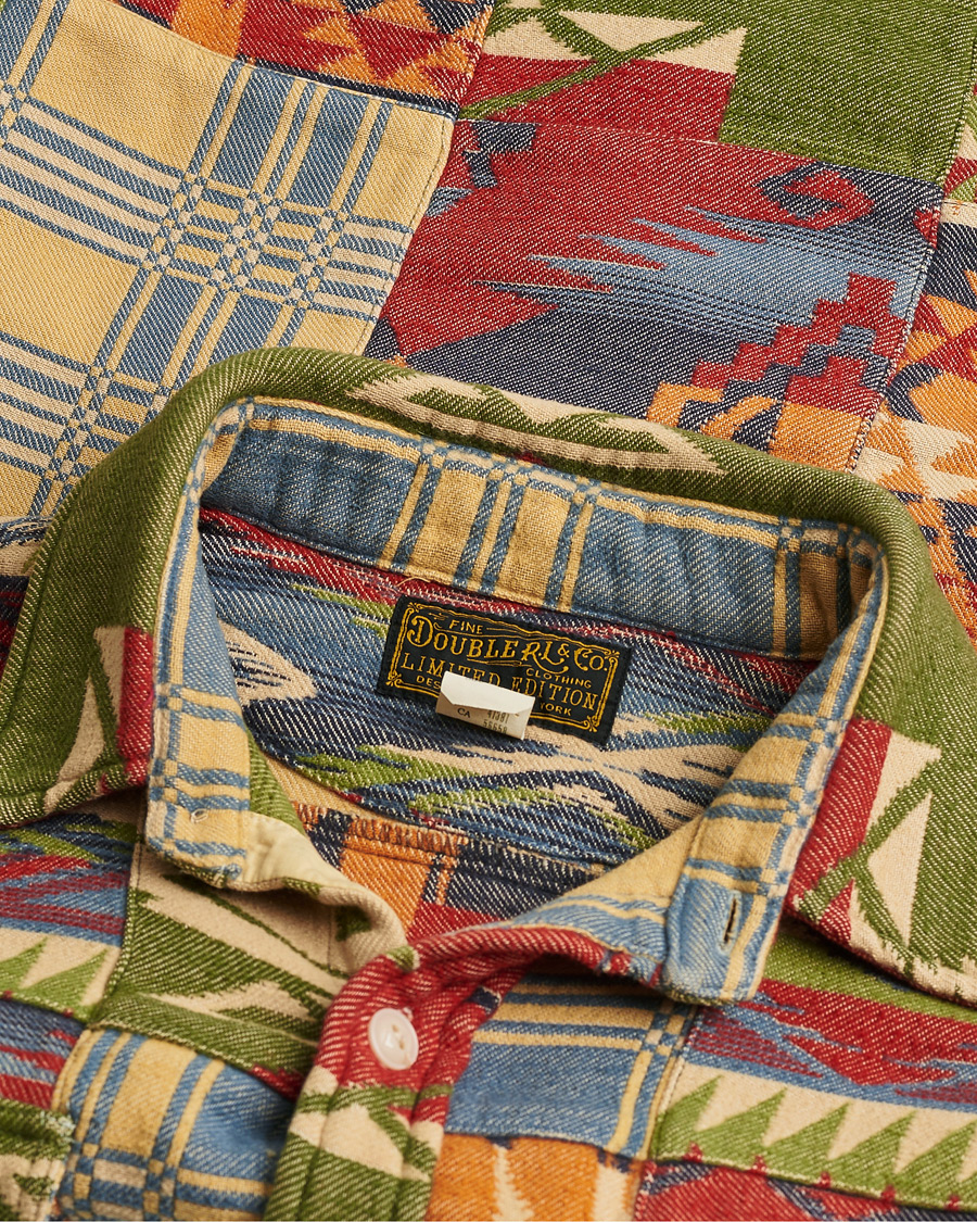 Homme | Chemises | Pre-owned | RRL Matlock Patchwork Workshirt Red/Multi M