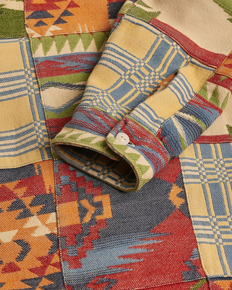 Homme | Chemises | Pre-owned | RRL Matlock Patchwork Workshirt Red/Multi M