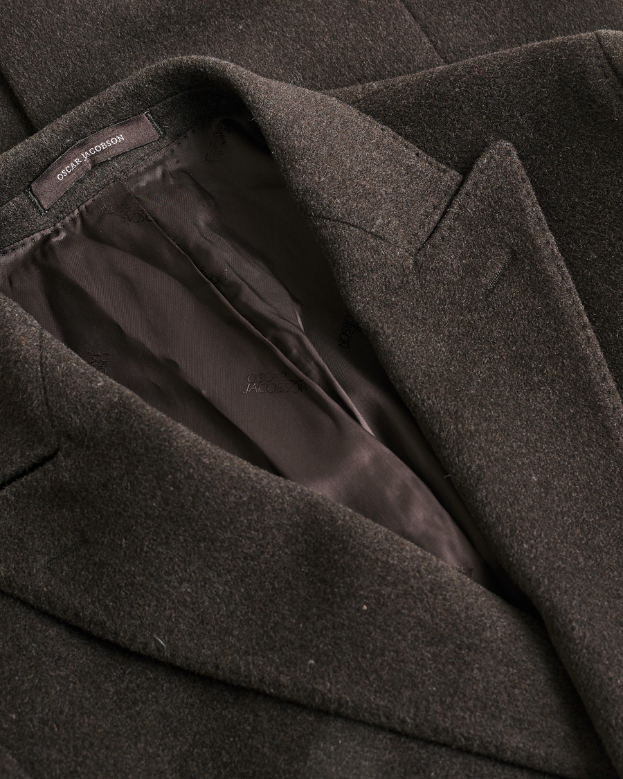 Homme | Pre-owned Manteaux Et Vestes | Pre-owned | Oscar Jacobson Sebastian Wool/Cashmere Double Breasted Coat Brown 48