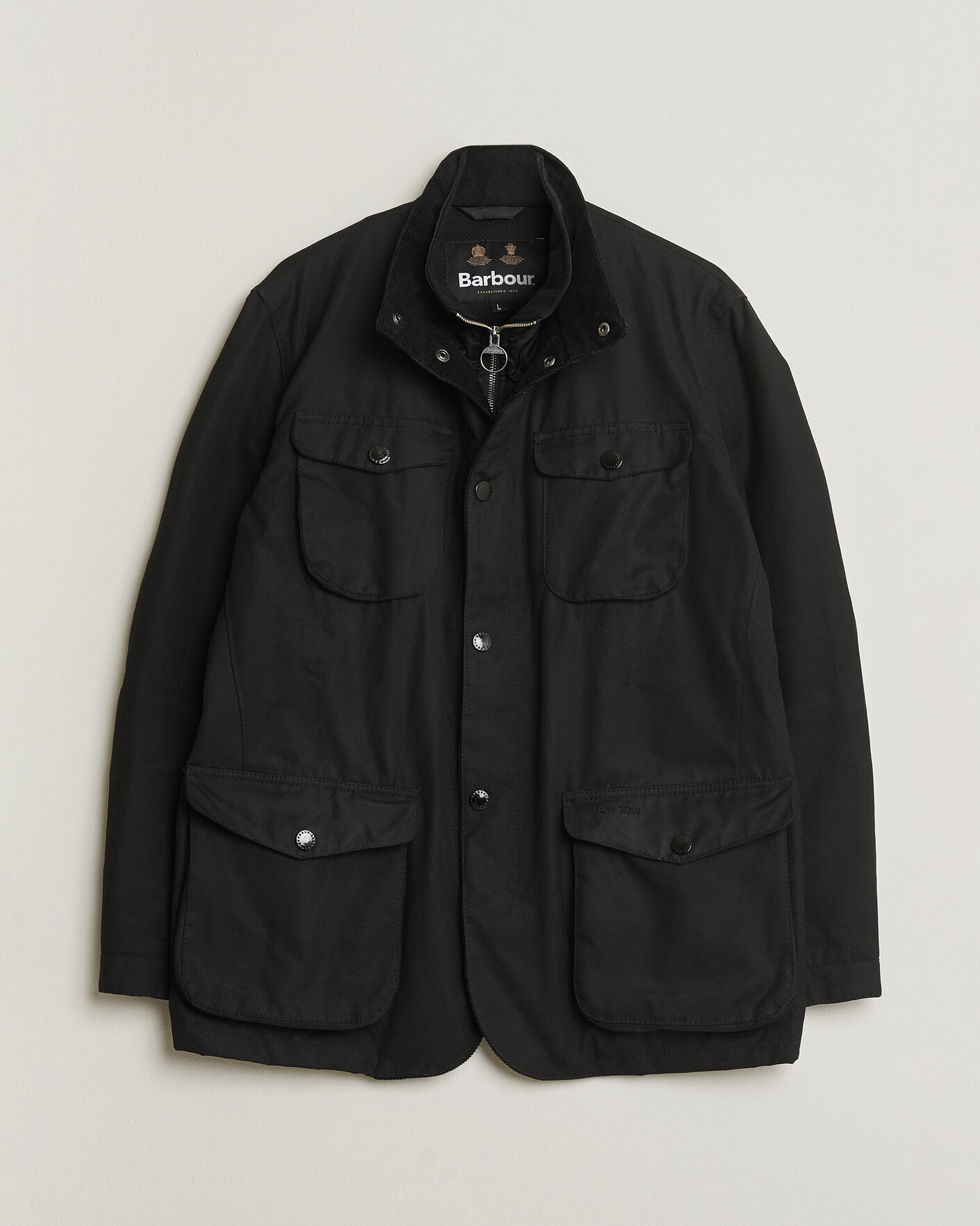 Homme | Pre-owned Manteaux Et Vestes | Pre-owned | Barbour Lifestyle Ogston Waxed Jacket Black L