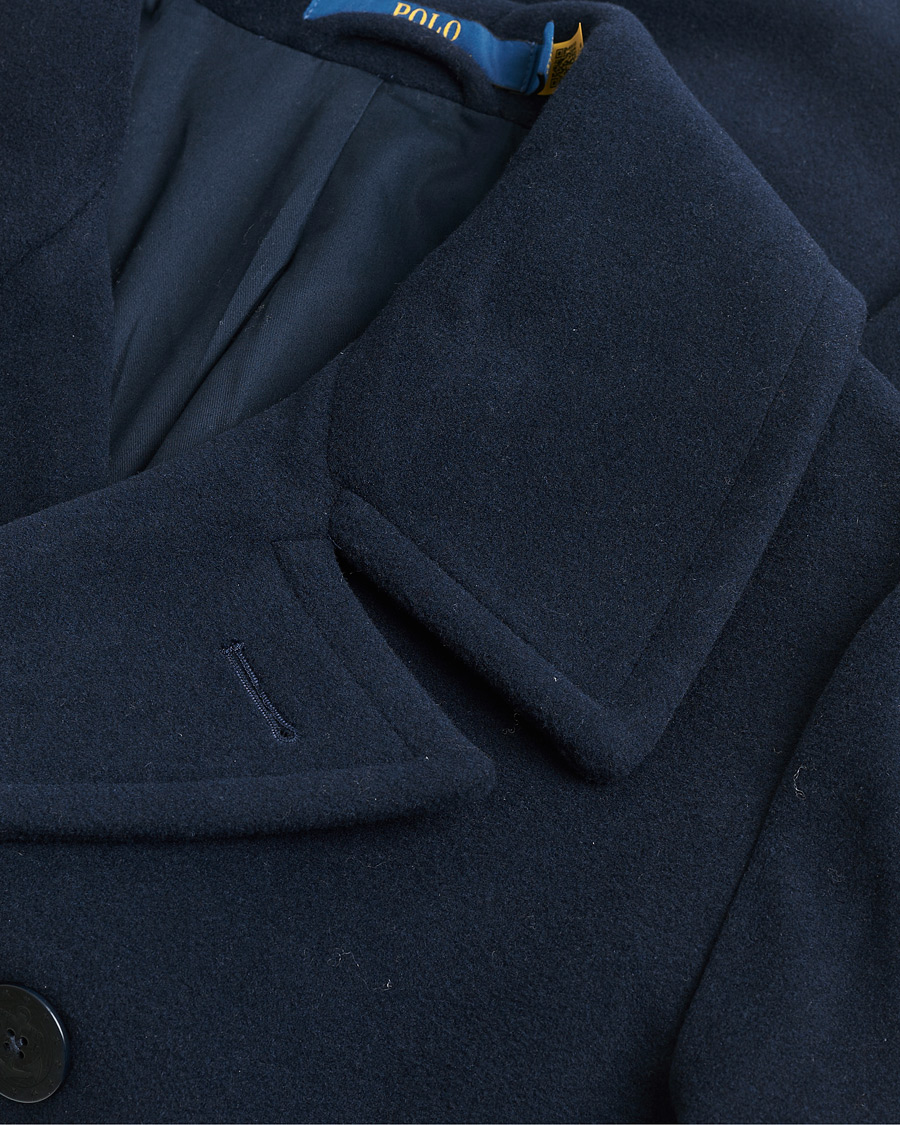 Homme | Pre-owned Manteaux Et Vestes | Pre-owned | Polo Ralph Lauren Wool Peacoat Navy M