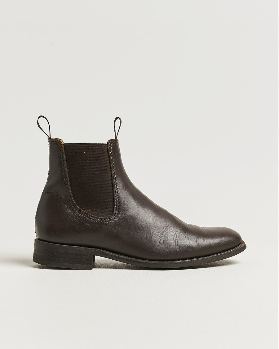 Homme | Pre-owned Chaussures cousues trépointe | Pre-owned | Myrqvist Granhult Chelsea Boot Brown Calf UK9 - EU43
