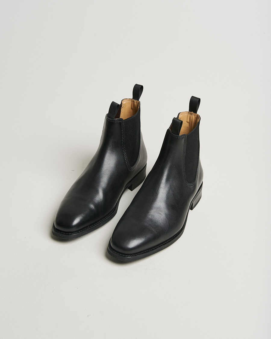 Homme | Myrqvist Granhult Chelsea Boot Black Calf | Pre-owned | Myrqvist Granhult Chelsea Boot Black Calf