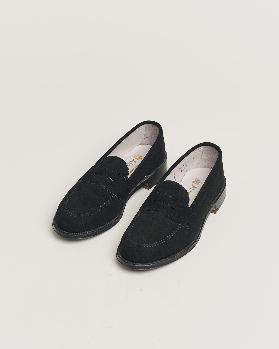 Homme | Alden 5737F Penny Loafer Black Suede US7,5 - EU41 | Pre-owned | Alden 5737F Penny Loafer Black Suede US7,5 - EU41