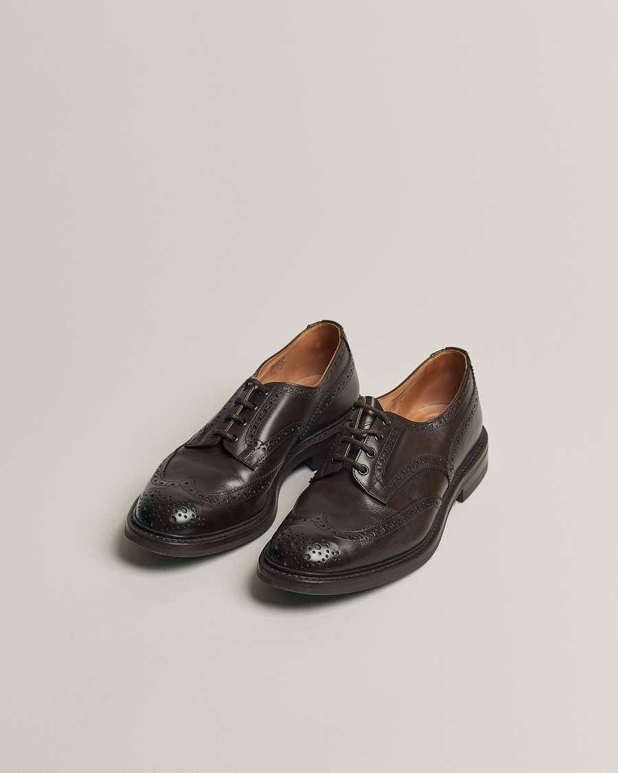 Homme | Tricker's Bourton Country Brogues Espresso Calf | Pre-owned | Tricker's Bourton Country Brogues Espresso Calf