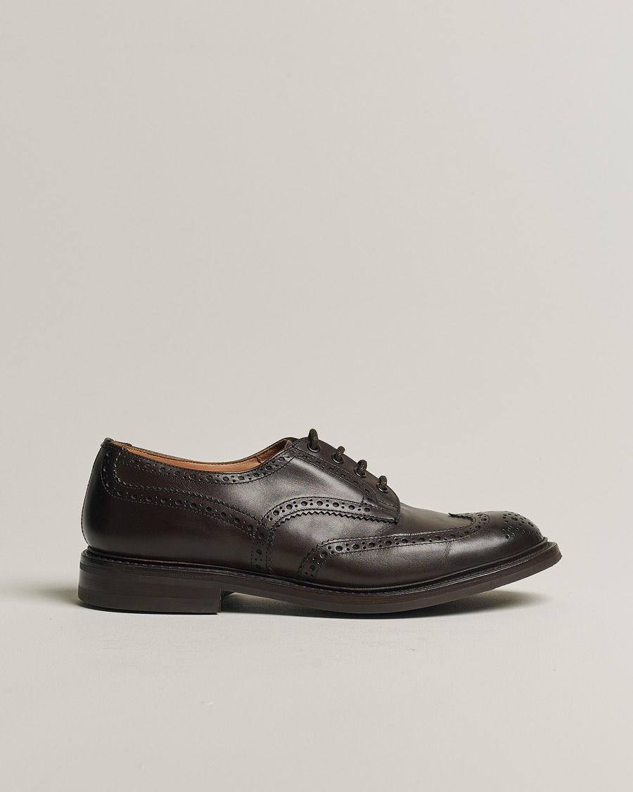 Homme | Tricker's Bourton Country Brogues Espresso Calf | Pre-owned | Tricker's Bourton Country Brogues Espresso Calf