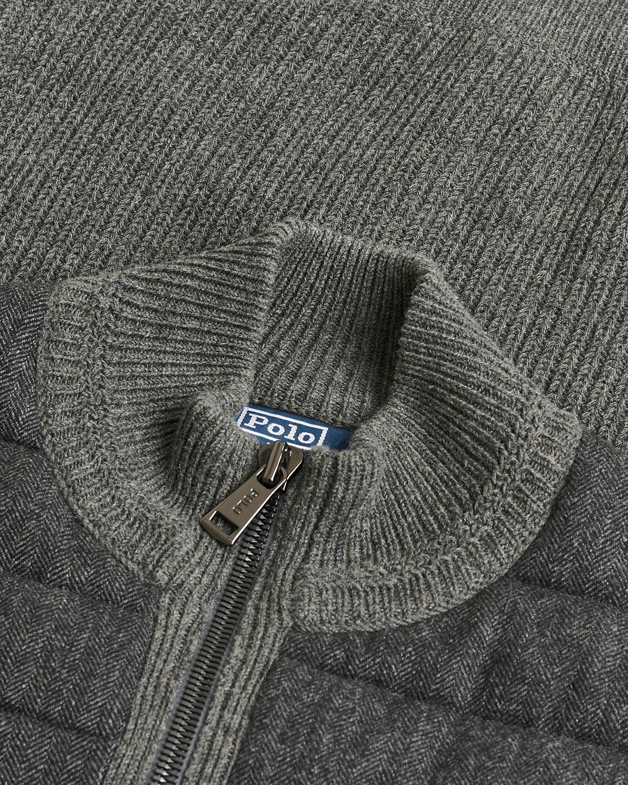 Homme | Pre-owned Manteaux Et Vestes | Pre-owned | Polo Ralph Lauren Cashmere Blend Hybrid Full-Zip Dark Grey M