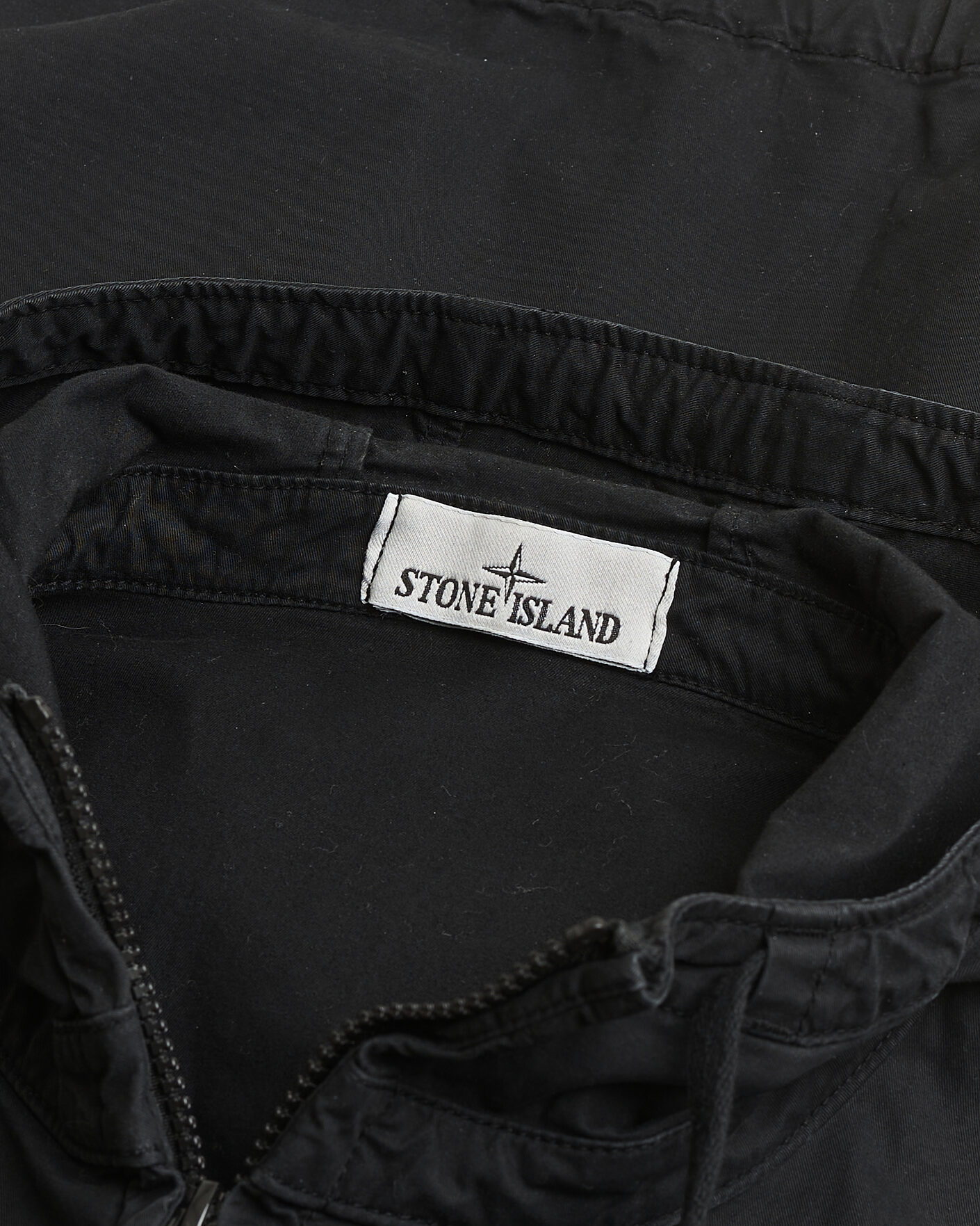 Homme | Pre-owned Manteaux Et Vestes | Pre-owned | Stone Island Supima Cotton Hooded Jacket Black XL
