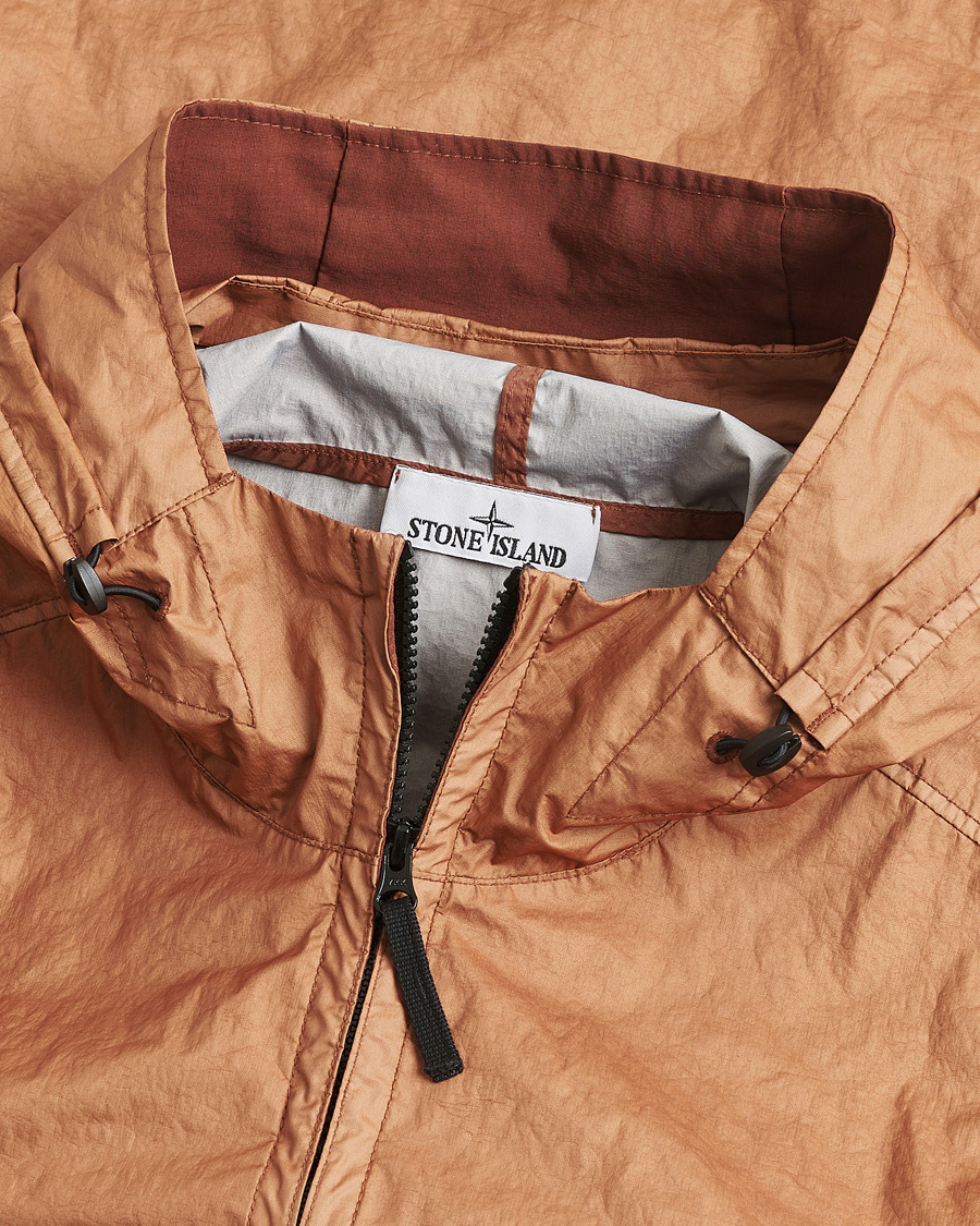 Homme | Pre-owned Manteaux Et Vestes | Pre-owned | Stone Island Membrana Hooded Jacket Rust M