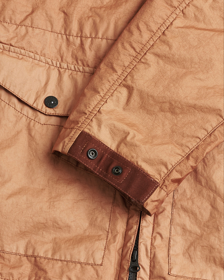 Homme | Pre-owned Manteaux Et Vestes | Pre-owned | Stone Island Membrana Hooded Jacket Rust M