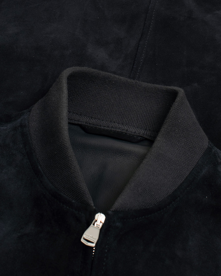 Homme | Manteaux Et Vestes | Pre-owned | Valstar Zip Suede Jacket Navy