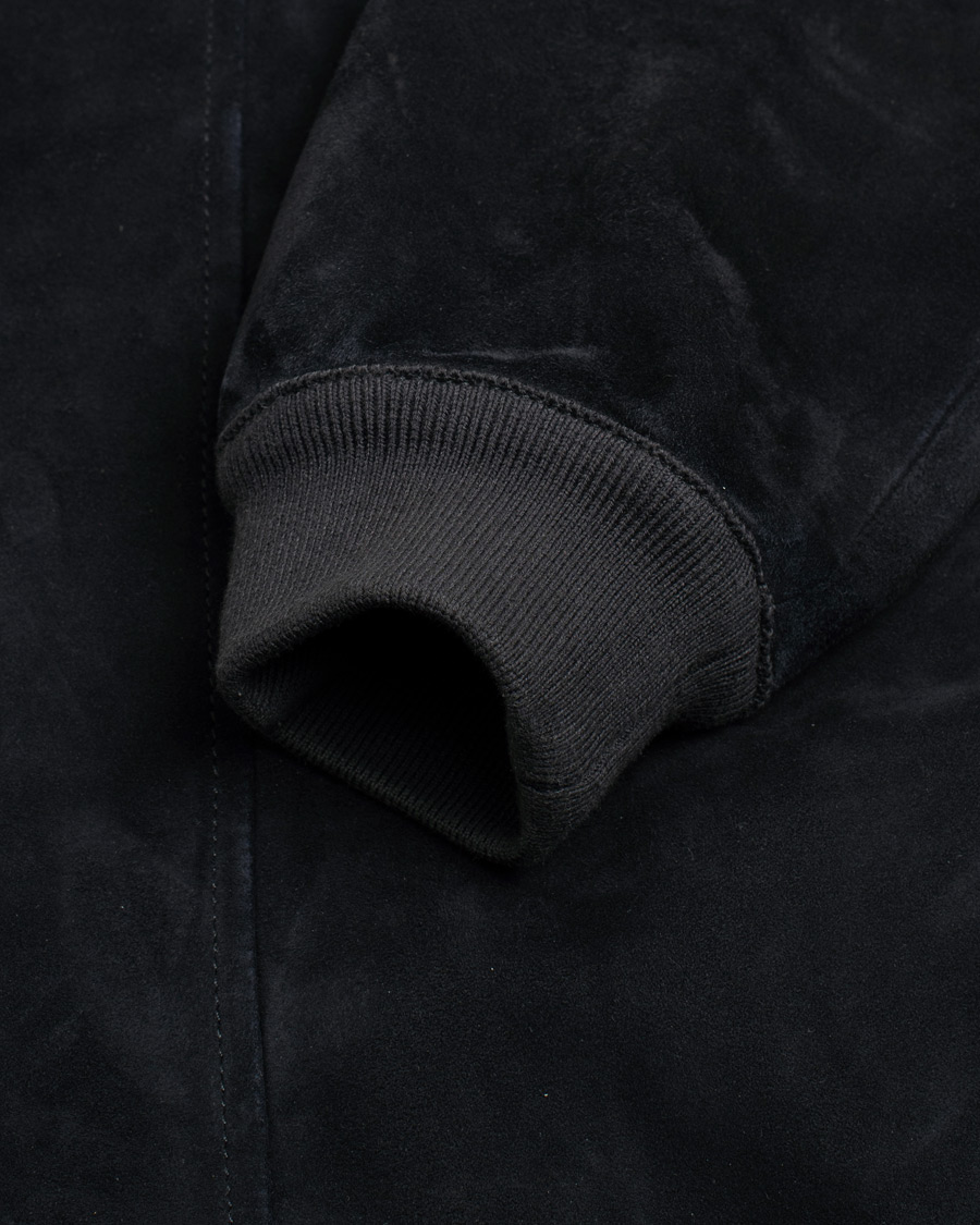 Homme | Manteaux Et Vestes | Pre-owned | Valstar Zip Suede Jacket Navy