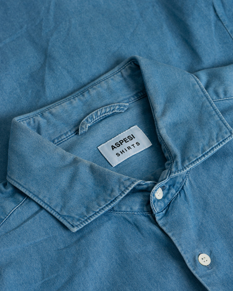 Homme | Chemises | Pre-owned | Aspesi Casual Denim Shirt Indigo 42 - L