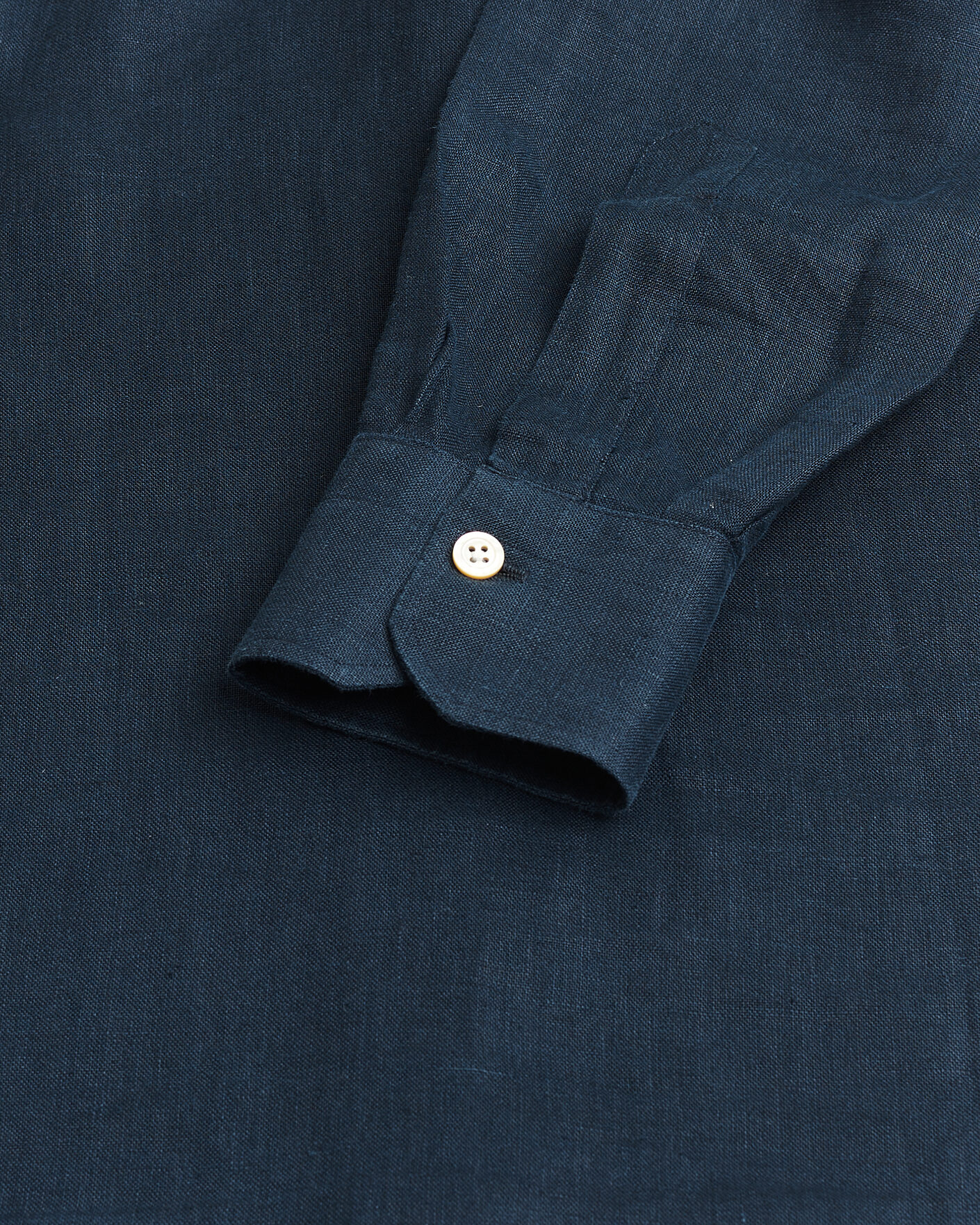 Homme | Pre-owned Chemises | Pre-owned | Kiton Linen Sport Shirt Navy 38 - S