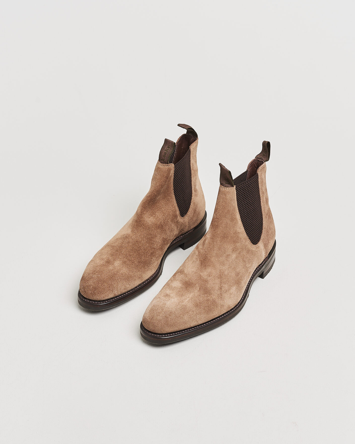 Homme | Pre-owned Chaussures cousues trépointe | Pre-owned | Loake 1880 Emsworth Chelsea Boot Flint Suede UK9 - EU43