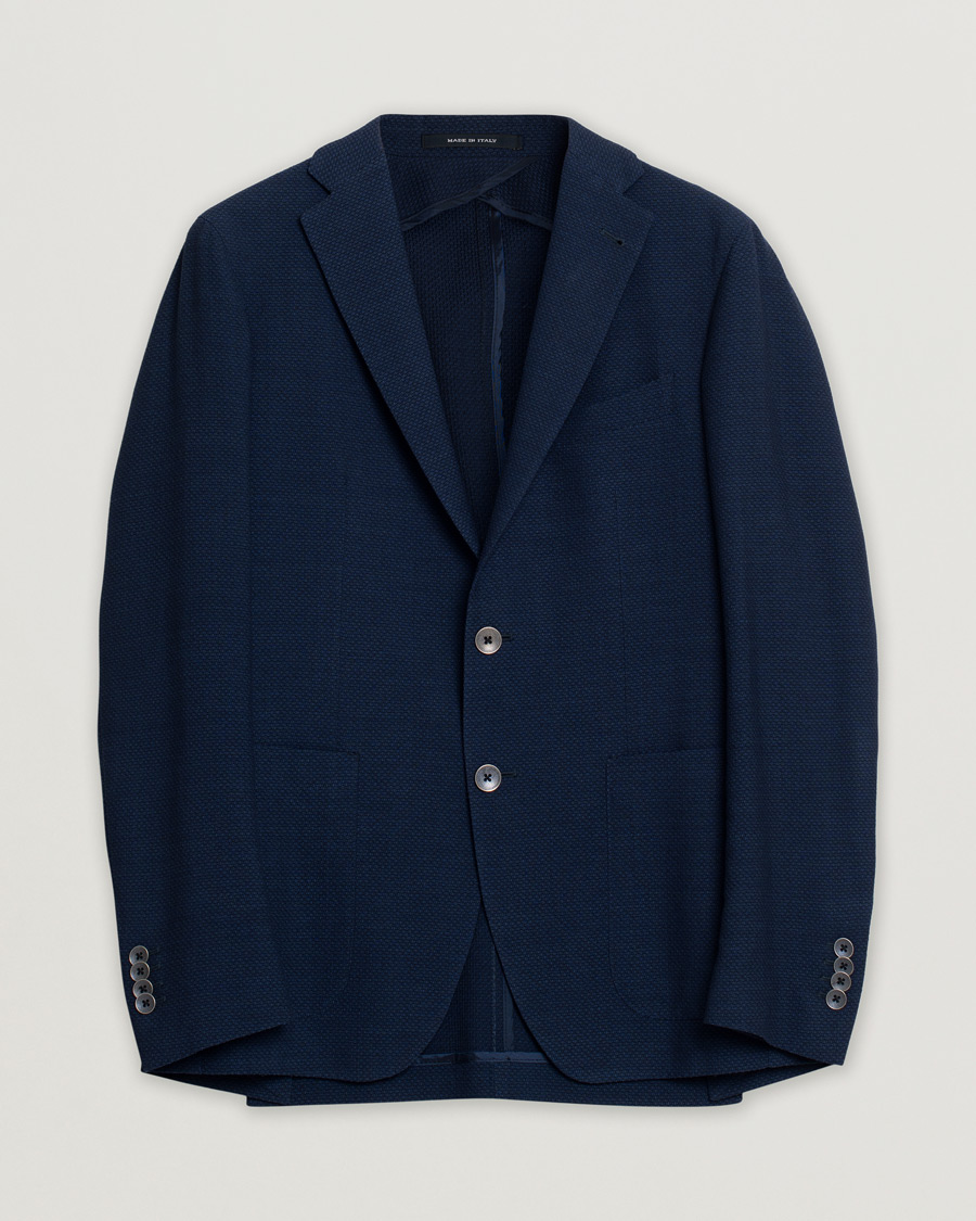 Homme | Blazers | Pre-owned | Tagliatore Virgin Wool Blazer Navy 46