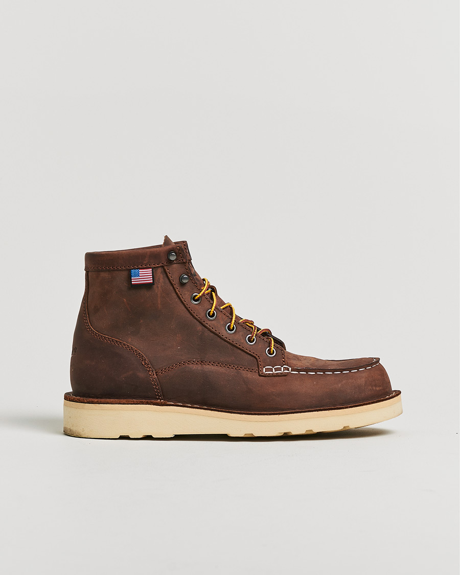 Homme | Pre-owned Chaussures | Pre-owned | Danner Bull Run Leather Moc Toe Boot Brown US9 - EU43