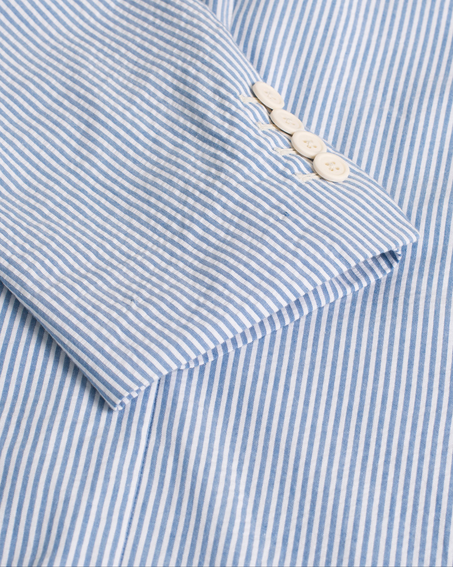 Homme | Blazers | Pre-owned | Polo Ralph Lauren Seersucker Sportcoat Bright Blue