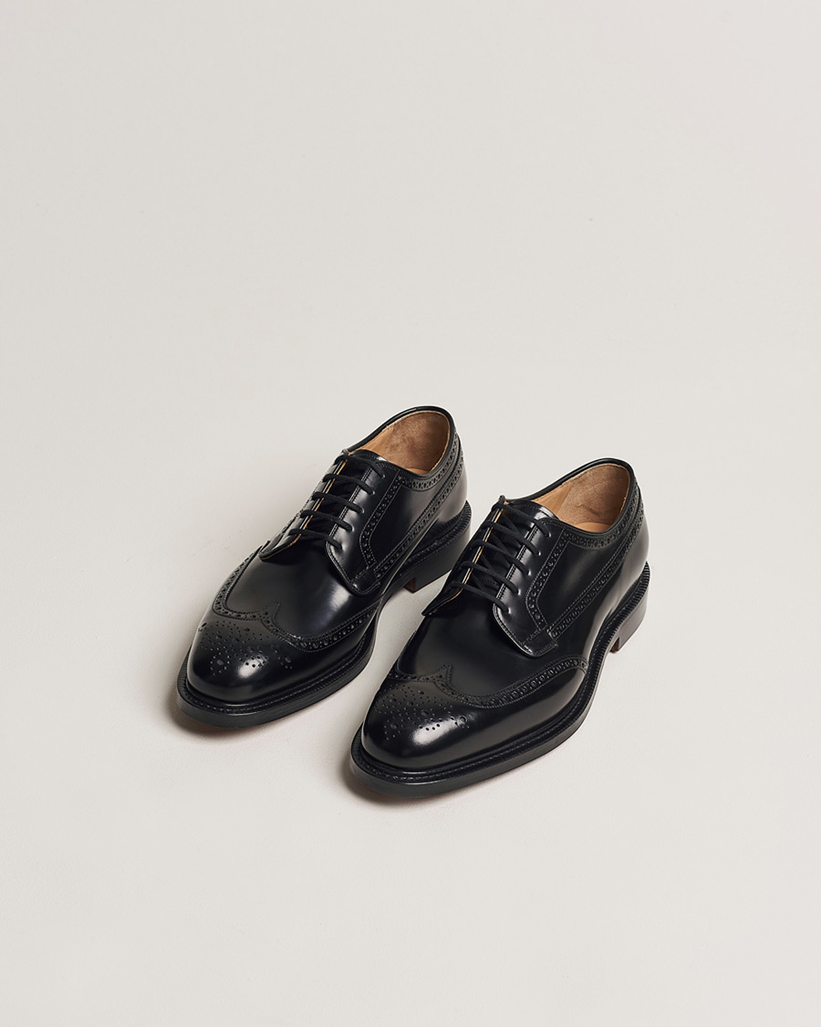 Homme | Pre-owned Chaussures cousues trépointe | Pre-owned | Church's Grafton Polished Binder Black UK10 - EU44