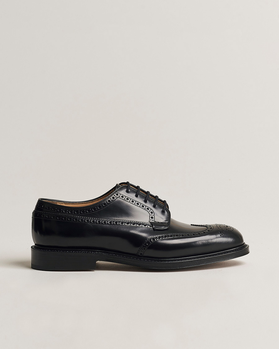 Homme | Pre-owned Chaussures cousues trépointe | Pre-owned | Church's Grafton Polished Binder Black UK10 - EU44