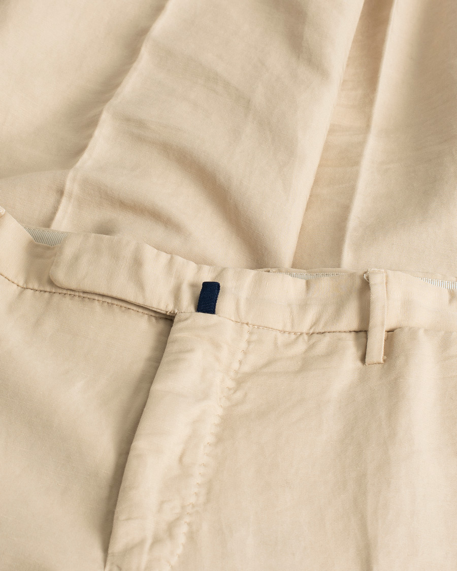 Homme | Pantalons | Pre-owned | Incotex Slim Fit Chinolino Trousers Light Beige