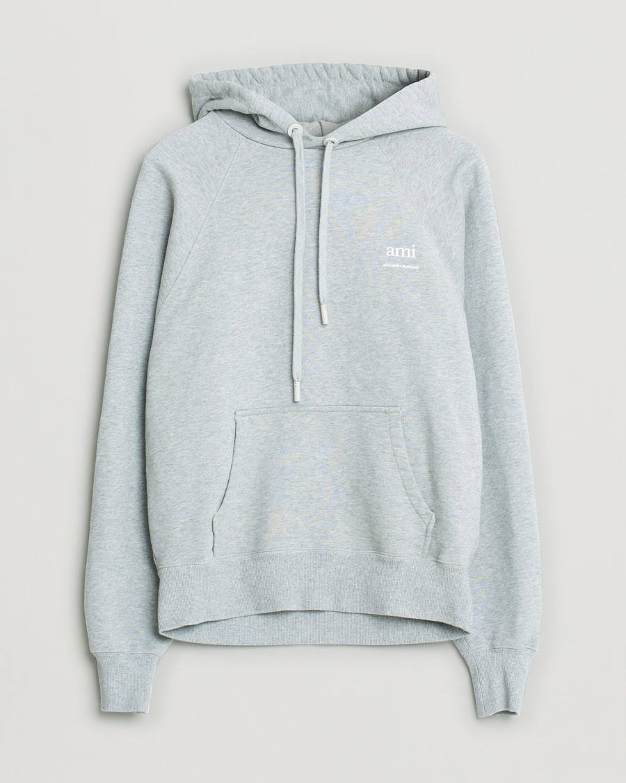 Homme | Pulls Et Tricots | Pre-owned | AMI ami Logo Hoodie Heather Grey