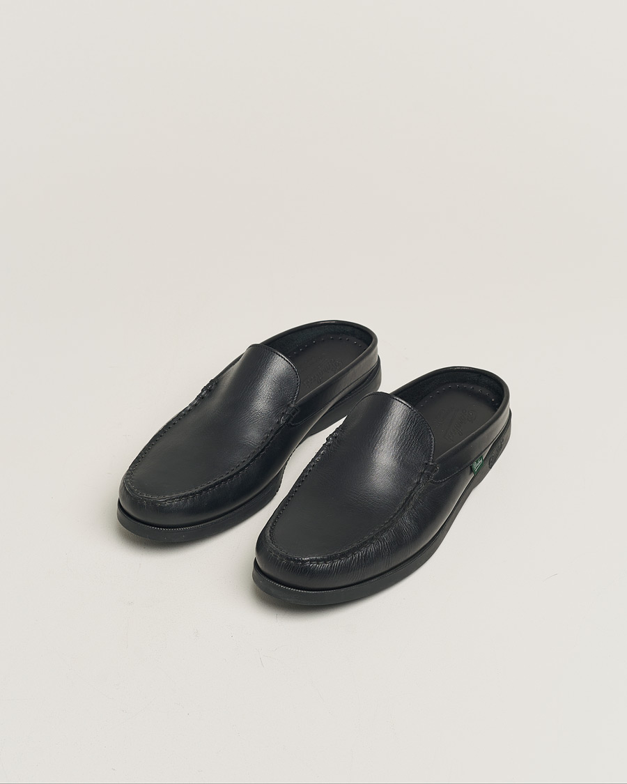 Homme | Paraboot Bahamas Slipper Black | Pre-owned | Paraboot Bahamas Slipper Black