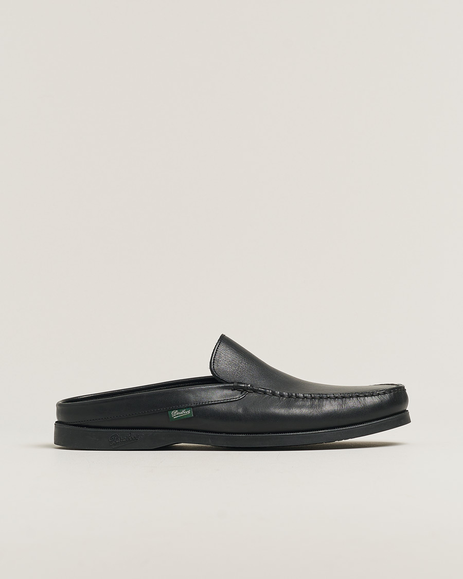 Homme | Paraboot Bahamas Slipper Black | Pre-owned | Paraboot Bahamas Slipper Black