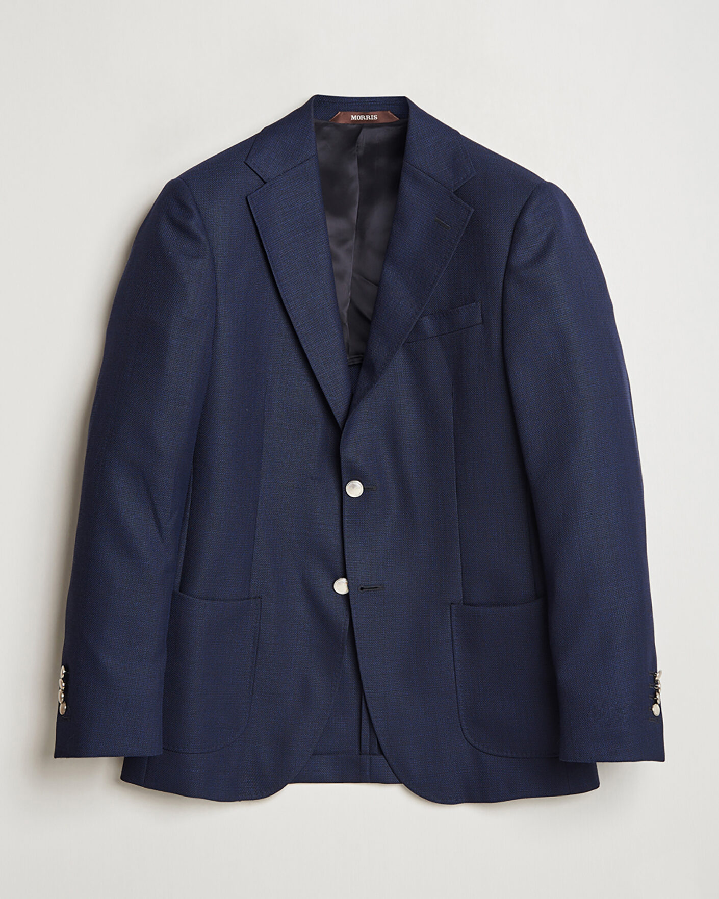 Homme | Pre-owned Blazers | Pre-owned | Morris Heritage Wool Hopsack Club Blazer Navy 52