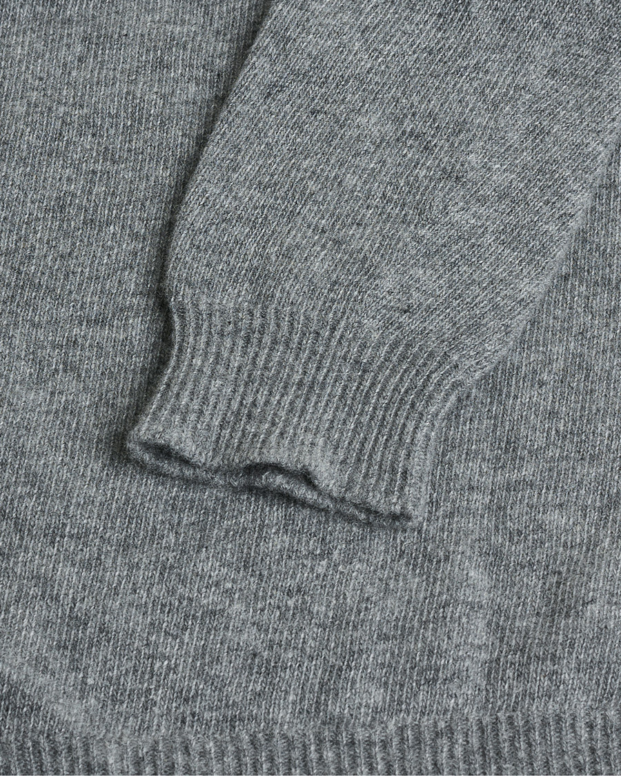 Homme | Jil Sander Cashmere/Merino Round Neck Sweater Grey Melange | Pre-owned | Jil Sander Cashmere/Merino Round Neck Sweater Grey Melange