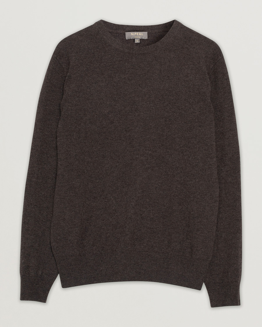 Homme | Pulls Et Tricots | Pre-owned | N. Peal Cashmere Knit Crew Neck Brown S