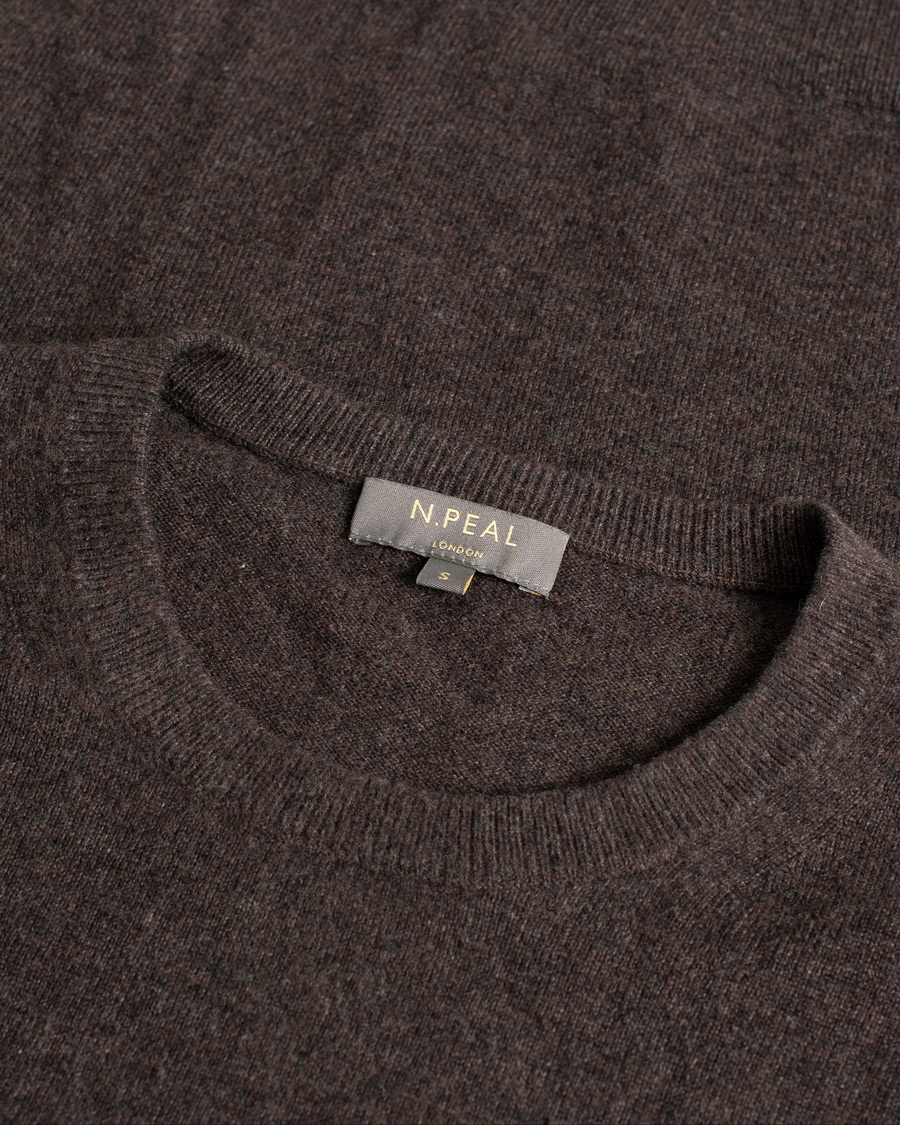 Homme | Pulls Et Tricots | Pre-owned | N. Peal Cashmere Knit Crew Neck Brown S