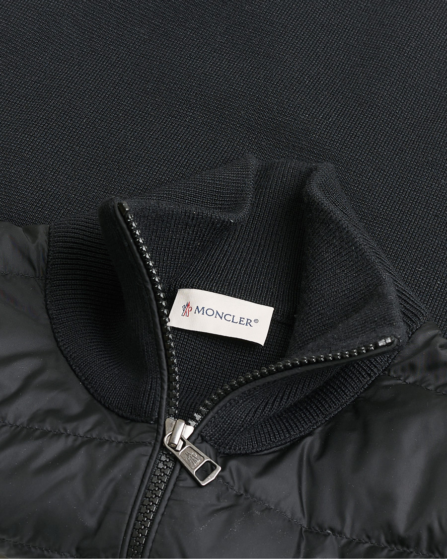 Homme | Pre-owned Manteaux Et Vestes | Pre-owned | Moncler Hybrid Zip Cardigan Black S