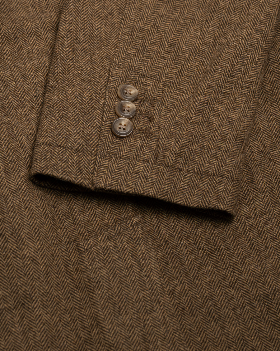 Homme | Blazers | Pre-owned | Polo Ralph Lauren Classic Herringbone Sportcoat Brown/Tan