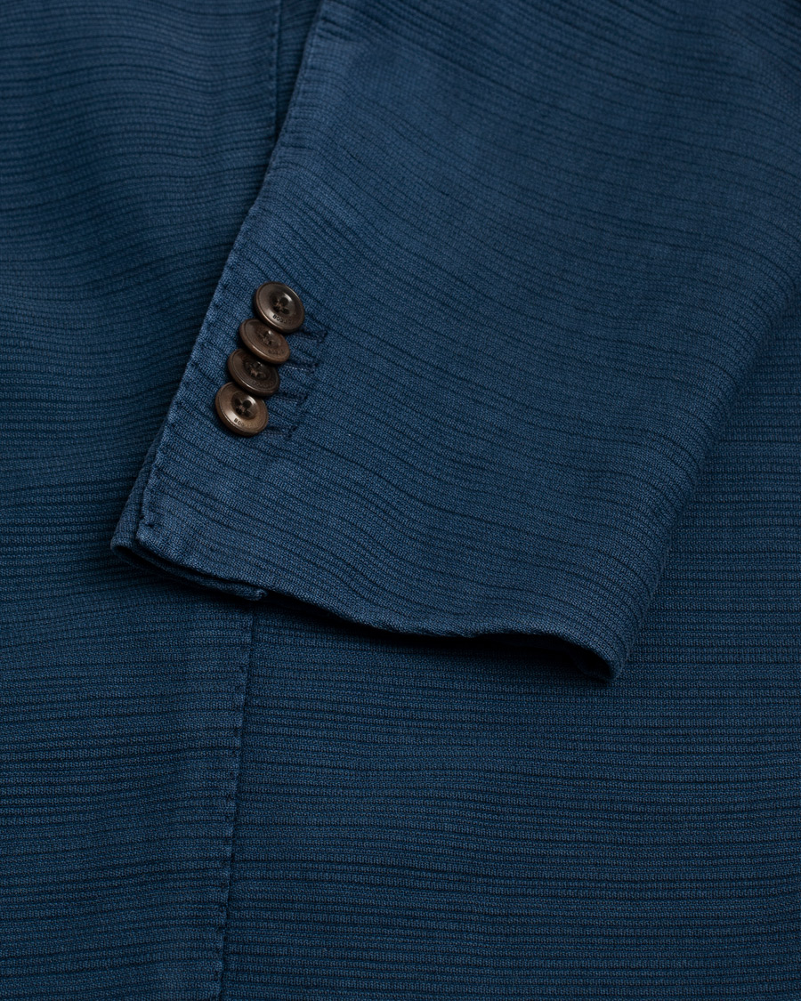 Homme | Blazers | Pre-owned | Boglioli K Cotton/Linen Blazer Navy 54