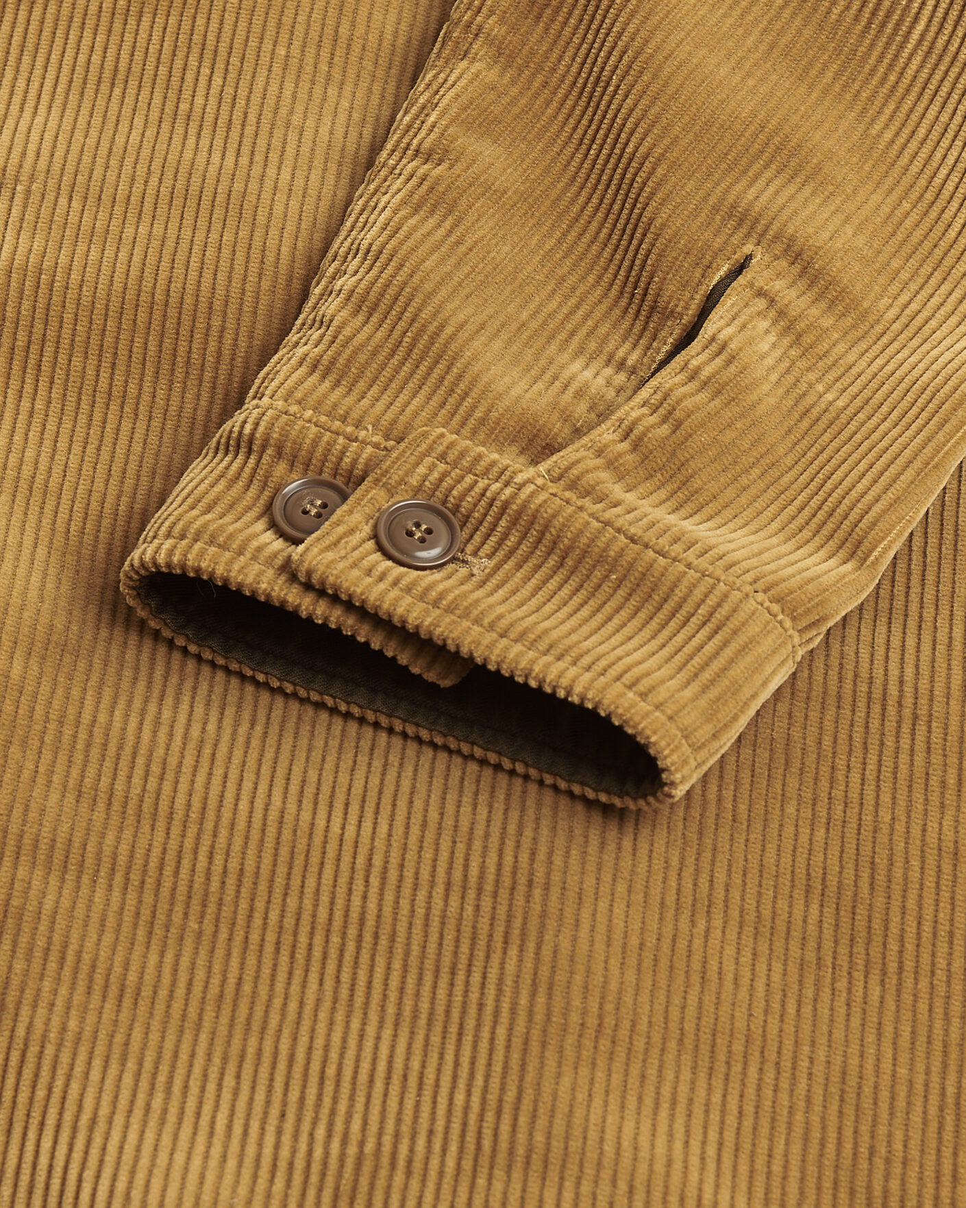 Homme | Pre-owned Manteaux Et Vestes | Pre-owned | Aspesi Corduroy Cotton Shirt Jacket Tan L