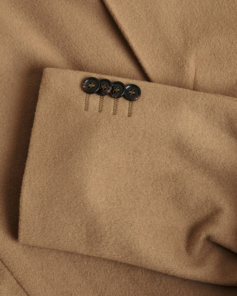 Homme | Oscar Jacobson Snyder Wool/Cashmere Coat Camel 52 | Pre-owned | Oscar Jacobson Snyder Wool/Cashmere Coat Camel 52