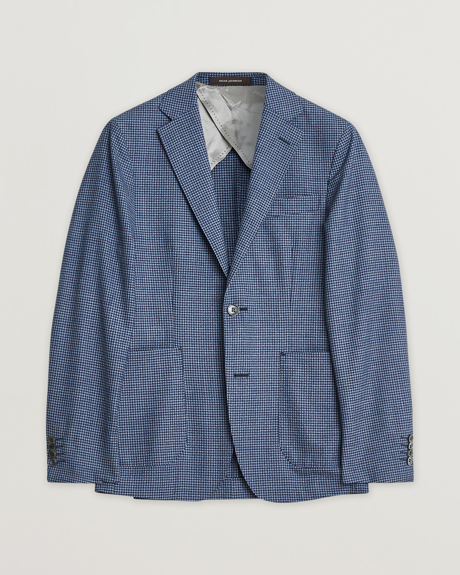 Homme | Pre-owned Blazers | Pre-owned | Oscar Jacobson Ferry Check Wool Blazer Multi