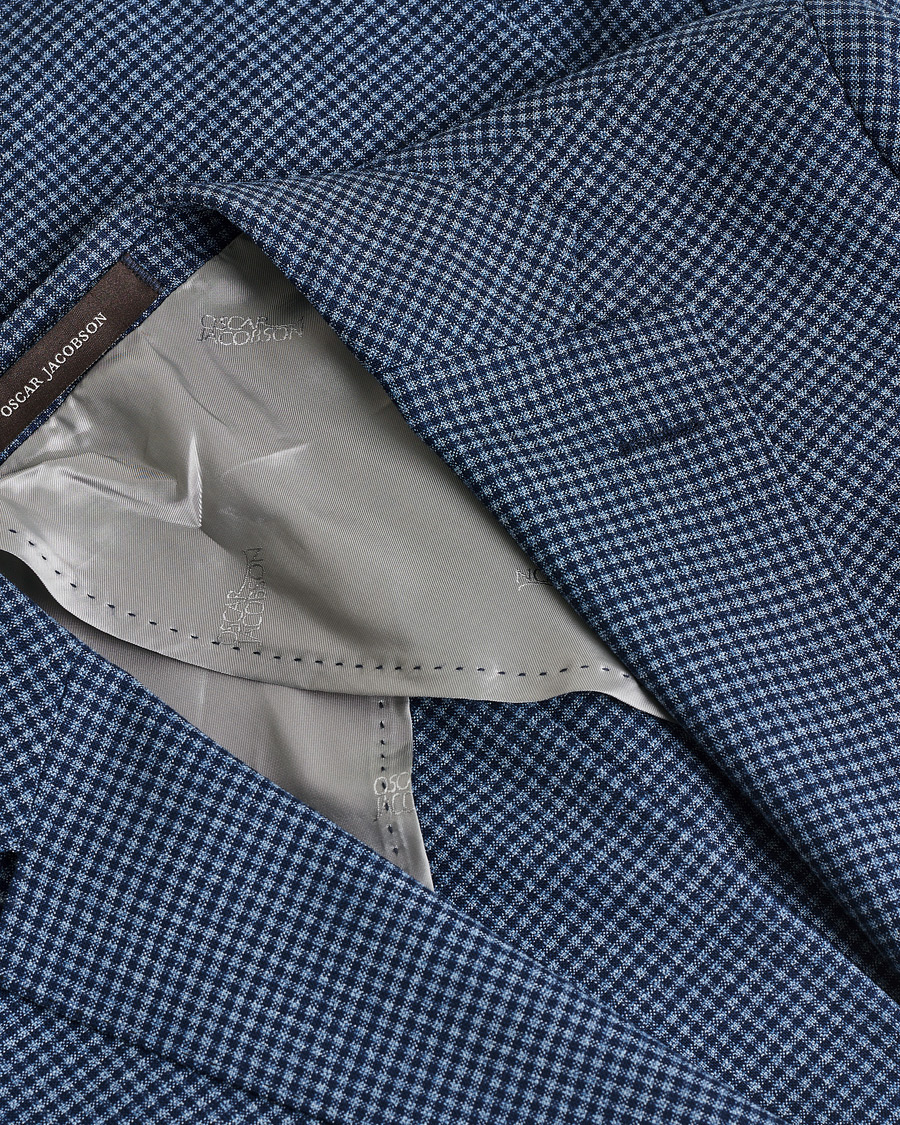 Homme | Pre-owned Blazers | Pre-owned | Oscar Jacobson Ferry Check Wool Blazer Multi
