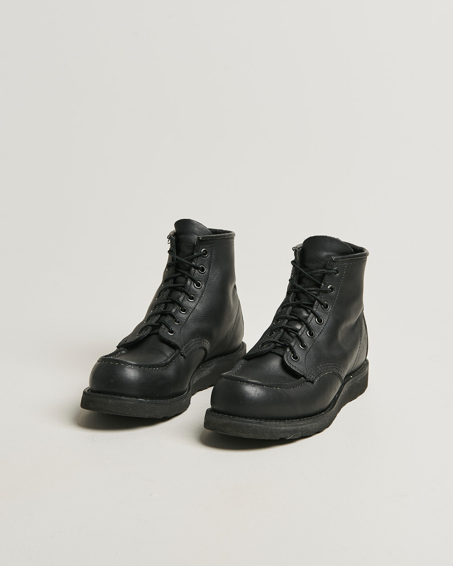 Homme | Pre-owned Chaussures | Pre-owned | Red Wing Shoes Moc Toe Boot Black Harness US8,5 - EU41,5