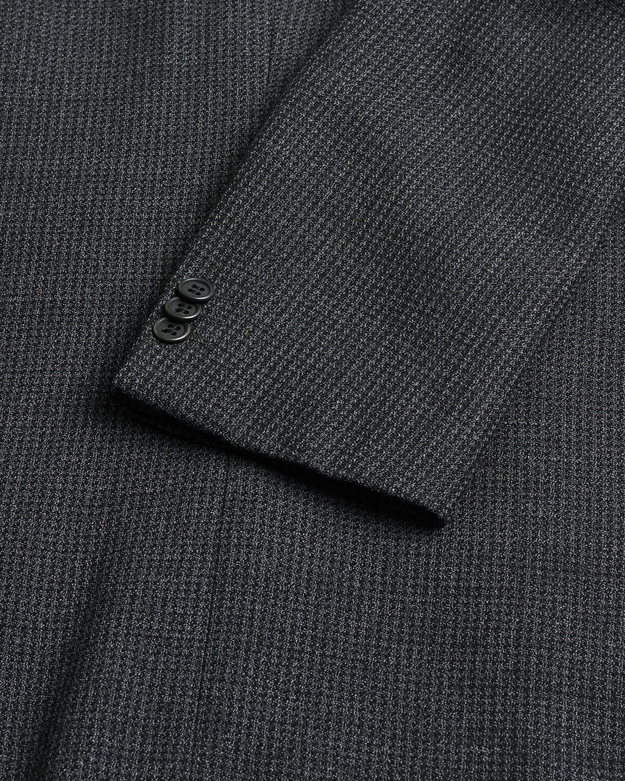 Homme | Pre-owned Blazers | Pre-owned | Armani Collezioni Vintage Wool Blazer Dark Grey 48